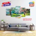 Natural Tree Canvas For Home Decore Wall Mart Canvas 5parts Combo Offer. 