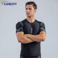 Bathing Suit Good Elasticity Printing Slim Fit T-shirt Swimming Trucks Set.
