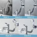Bathroom Pressurized Shower Head Kit for Washbasin Faucet Nozzle Faucet Hand Wall Mounted Shower Head Sink Hose Sprayer Set.
