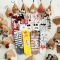 3D Winter Women Gift Thick Fluffy Velvet For Year Sock Fleece Christmas Coral Christmas Sockss.