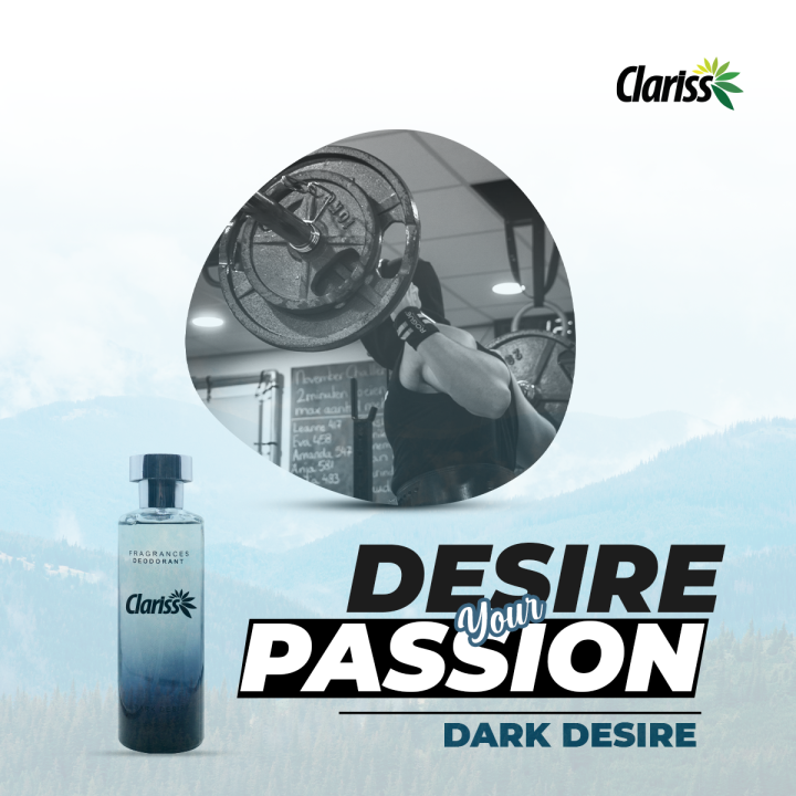 Clariss Fragrances Deodorant - Dark Desire For Men - 100ML