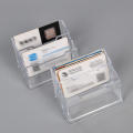 Box Display Rack Transparent Business Card Case Desktop High-end Acrylic Card Holder Storage. 