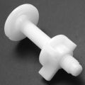 4PCS Toilet Seat Hinge Bolt Screws with Plastic Nuts and Washers.