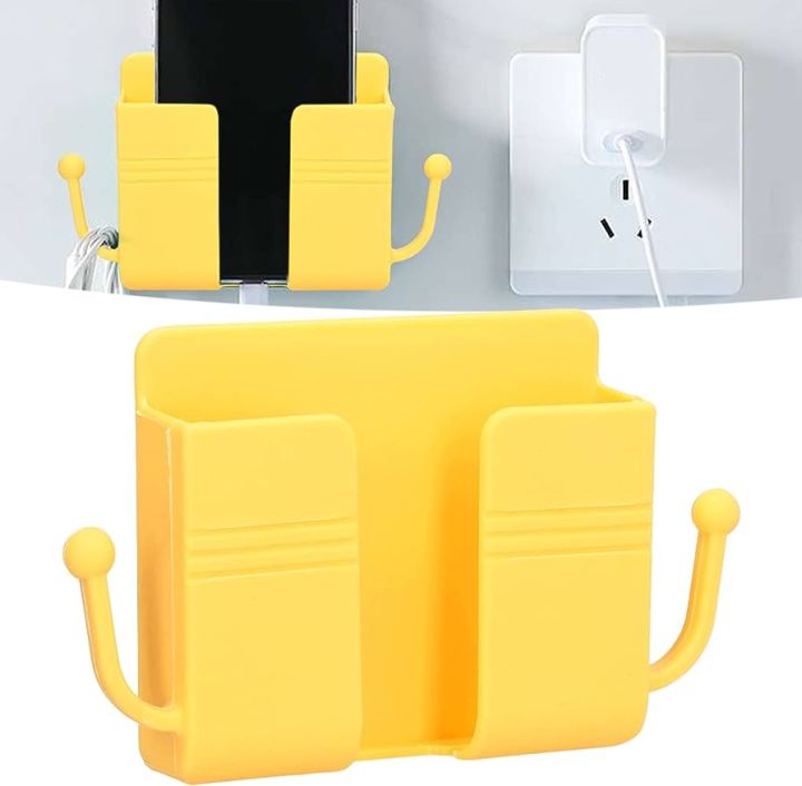 1pcs%20Wall%20Mounted%20Organizer%20Storage%20Box%20Remote%20Control%20Mounted%20Mobile%20Phone%20Plug%20Wall%20Holder%20Charging%20Multifunction%20Holder%20Stand%20-%20Image%205