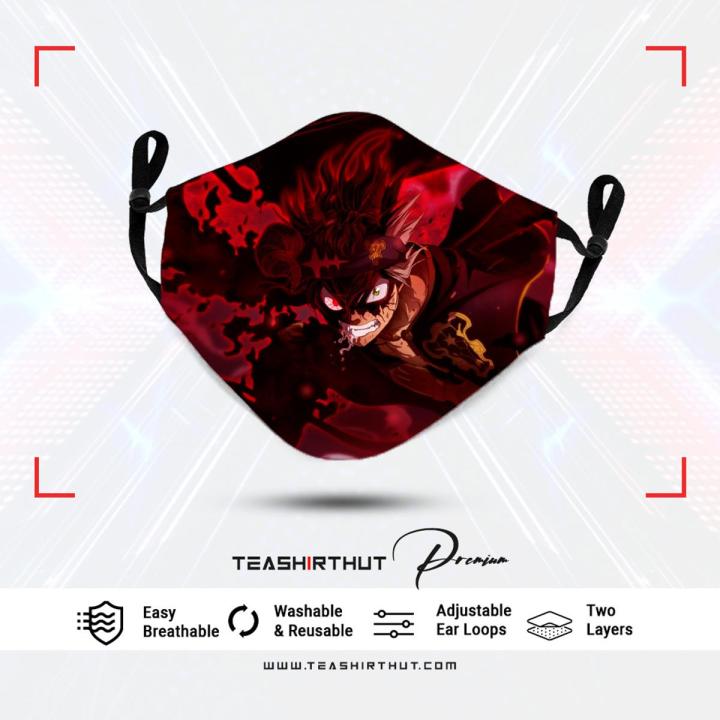 Asta Black Clover Exclusive Anime Design Edition Facemaskk