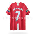 0708 ed eils ome etro Jersey o.7 onaldo o.10 ooney League Champions League Short Se hai Football niform. 