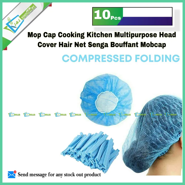 Kitchen%20Cap%20Multipurpose%20Head%20Cover%20Non-Woven%20Anti%20Dust%20Pack%20of%2010%20pcs%20-%20Image%203