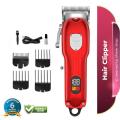 Kemei KM-802 Metal Engraving Hair Clipper With LED Display For Men. 