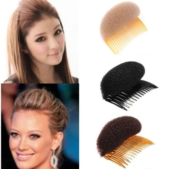Women Fashion Hair Styling Sponge Clip Stick Bun Maker Braid Tool Hair Accessories Modelling Fluffy Hair Braider