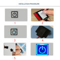 Bathroom LED dimmer 12-24V touch sensor touch inductive switch for mirror light.
