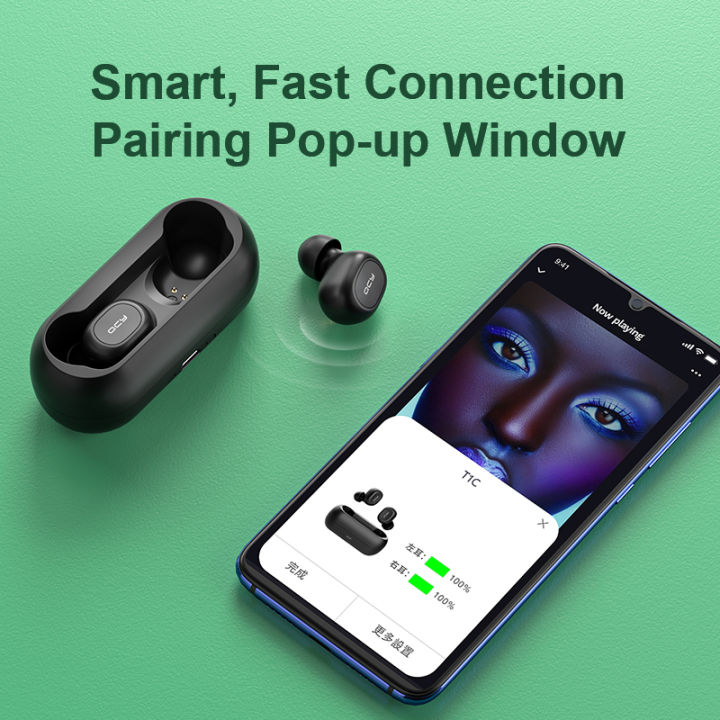QCY%20T1C%20Bluetooth%205.0%20Earphones%20Wireless%203D%20Stereo%20TWS%20Headphones%20with%20Dual%20Microphones%20Headset%20HD%20Call%20Earbuds%20Customizing%20APP%20-%20Image%203