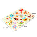 Montessori Baby Puzzle Educational Toys For Children Baby Game Puzzle Board Jigsaw Child Puzzle Wooden Puzzles For Kids 2 3 Year MuXiaRe.