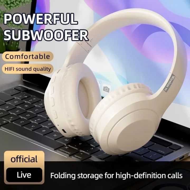Wireless%20Headphones%20Bluetooth%205.3%20Headphone%20with%20Mic%20Head-mounted%20E-sports%20Gaming%20Headset%20Music%20Game%20Headset%20Support%20TF%20Card%20-%20Image%203