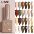CANNI Gel Nail Polish VIP Kit Gorgeous Color Full Coverage HEMA FREE Soak Off UV LED Semi Permanent Gel Varnish Winter Nails.