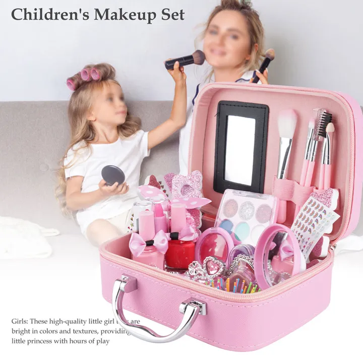 Kids%20Makeup%20Kit,%20Safe%20Portable%20Girls%20Cosmetics%20Toys%20Skin%20Friendly%20Washable%20Cute%20for%20Festivals%20-%20Image%209