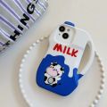 Pure Milk New Water Bottle Phone Case Protective Cover Shell For iPhone 15 14 13 12 11 Pro Max Mini Plus. 