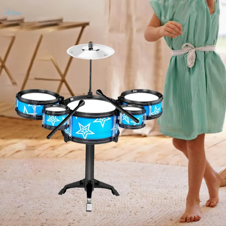 Kids%20Drum%20Set%20Childrens%20Simulation%20Drum%20Toy%20for%20Birthday%20Christmas%20Holiday%20-%20Image%207
