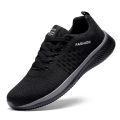 【selevn roind】 Men Sport Shoes Lightweight Running Sneakers Walking Casual Breathable Shoes Non-slip Comfortable black Big Size 35-47 Hombre. 