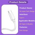 5A Type C Fast Charge Cable USB C Quick Charge for Xiaomi Samsung Huawei OPPO Pixel Mobile Phone Type-C Charging Cables Wire.