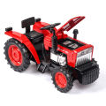 1:32 Simulation Farm Tractor Car Model Light Sound Effect Doors Open Alloy Pull Back Auto Toy Gift Collection. 