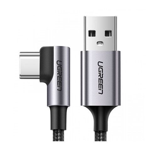 Ugreen%20Right%20Angle%20Usb-A%20To%20Usb-C%20Cable%202M%20(Model%20-%20Us284P/N%20-%2050942)%20-%20Space%20Gray%20-%20Connect%20Devices%20With%20Precision%20Using%20Ugreen%20-%20Image%203