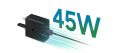 Sansung Charger 45W 3 pin PD Super Fast Adapter.