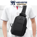 MENSPE Men's Chest Bag Cross Body Bag Travel Shoulder Bag Casual Men Chest Bag Men Fashion Shoulder Bag Waterproof Casual Sport Street Bag for College Student. 