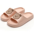 Sandals women's home summer thick-soled indoor non-slip cute cartoon bear soft-soled slippers wholesale outdoor wear men's summer. 