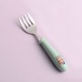 Stainless Steel Baby Fork Spoon Set Food Feeding Training Tableware Cartoon Dessert Spoons for Children Baby Gadgets Utensils. 