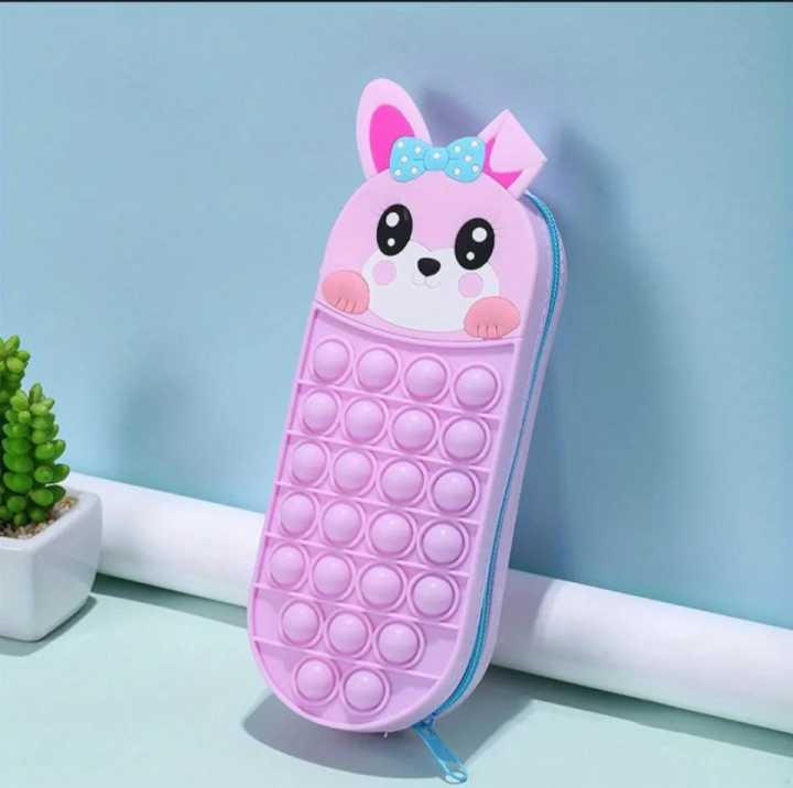 Cute pop it Pencil Bag Multicolor