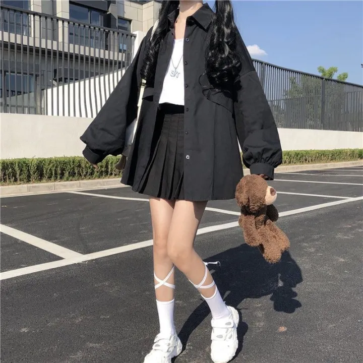 Mint%20Green%20Sun%20Protection%20Shirt%20Women's%20Summer%20New%20Korean%20Style%20Lazy%20Style%20Thin%20Loose%20Shirt%20Mid-Length%20Coat%20-%20Image%202