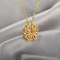 Stylish Fashionable Magnetic Chain Necklace for Women - Heart-Shaped Pendant for Girls Simple Stylish Fashion New Collection.