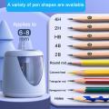 1 Set Electric Pencil Sharpener with Cutter USB Rechargeable Portable Automatic Pencil Sharpener School Student Stationery Gift. 