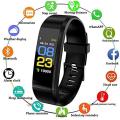 fitness waterproof watch 115 PLUS With Blood Pressure smart band smart watch. 