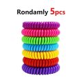【NEW】 20/5 Pcs EVA Anti Mosquito Bracelet For Adults Kids 100%Natural Non Toxic Pure Essential Oil Mosquito Repellent Coil Pest Reject. 