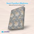 Paradise Soft Comfort Semi Orthopedic Mattress | Medium Firm Feel for Balanced Comfort | 4 Inch Bed Mattress.
