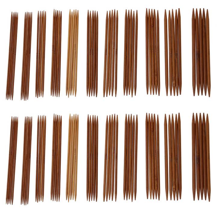 10%20Sets%20of%2011%20Sizes%205%20Inch%20(13cm)%20Double%20Pointed%20Carbonized%20Bamboo%20Knitting%20Kits%20Needles%20Set%20(2.0mm%20-%205.0mm)%20-%20Image%203