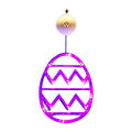 Colored Easter Lamp Festive Suction Cup Creative Bunny Lamp Seasonal Decorative Holiday Light for Party Decor Holiday Ambiance. 