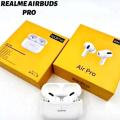 ( Realme Buds ) Air Pro Bluetooth Earphone Wireless Earbuds - Bluetooth Headphone - Bluetooth Headphone.