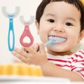 Baby Toothbrush Children 360 Degree U-shaped Child Toothbrush Teethers Soft Silicone Baby Brush Kids Teeth Oral Care Cleaning.