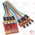 4-Way Infrared Tracking Obstacle Avoidance Sensor Module. 