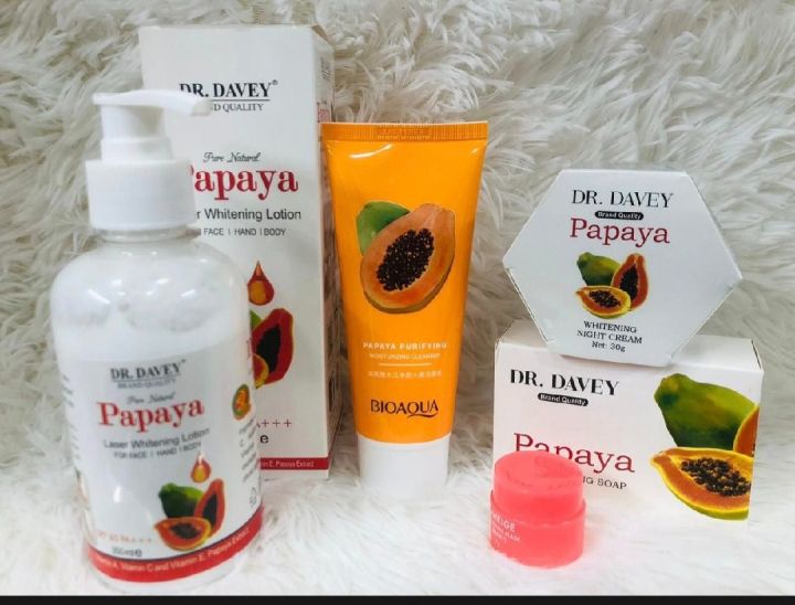 Dr.Davy%20Papaya%20Combo%20pack%20with%20face%20wash,%20soap,%20lotion,%20Cream,%20lip%20blam%20-%20Image%203