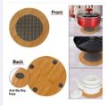 Dinning Table Mat/Wooden Nonslip Heat Pad For Kitchen. 