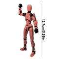 Action Figure Model Mini Action Figure Full Joint Robot Toy Movable Toy Models Multi-Jointed For Dining Table Coffee Table Desk BunnyGarden. 