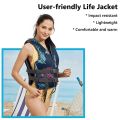 S-XXL Adjustable Safety Strap Kayaking Life Jackets Boating Fishing Surfing High Buoyancy Swim Vest Jacket Neoprene Safety Vest for Adults & Youth. 