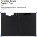 RHS Online A4 Size connected Clipboard File Folder Writeing Board Document Holder Folder Clipboard Office Nurse Clipboard Writing Pad.