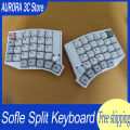 Sofle Split Keyboard Bluetooth Dual Mode Zmk Scheme Custom Rgb Hot Swap With View Directional Rocker Knob Screen Keyboard Gift. 