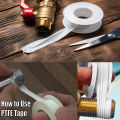 PTFE Teflon Thread Tape For Plumbing. 