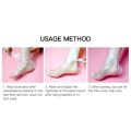 100PCS Transprent Disposable Hand Foot Bags Prevent Infection Remove Chapped Foot Hand Care SPA Wax Covers Bath Gloves Socks. 