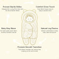 Ultra-Soft Baby Sleeping Bag for Infant (3M-6M-9M, 1Pcs). 